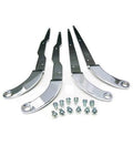 Hinge Side Seat Chrome With Pivot Screws & Washers Pair L74-78