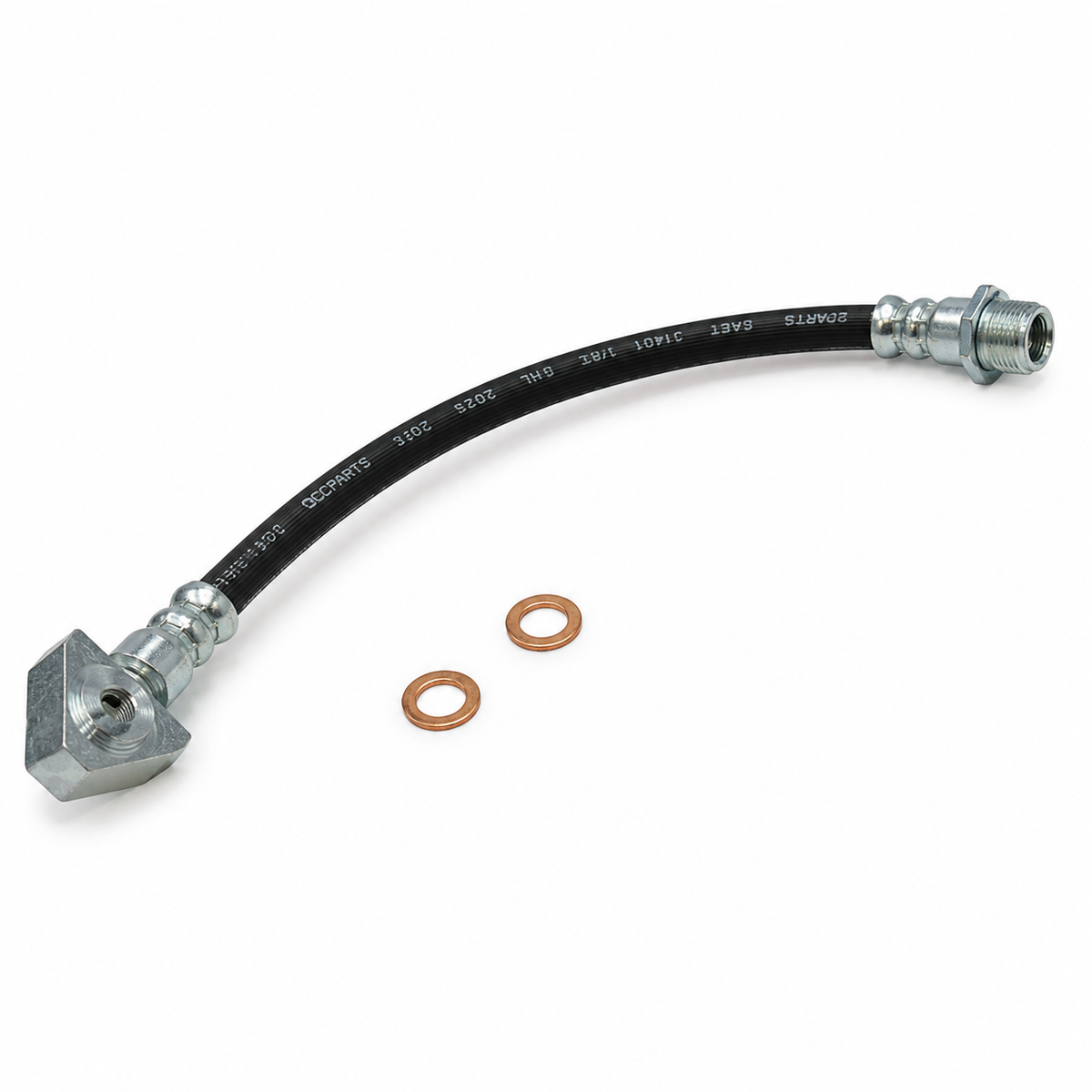Hose Brake Rubber Front Each-84-87
