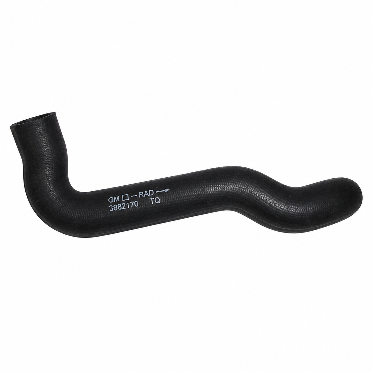 Hose Radiator Lower With Reinforcement Spring All Small Block-63-65