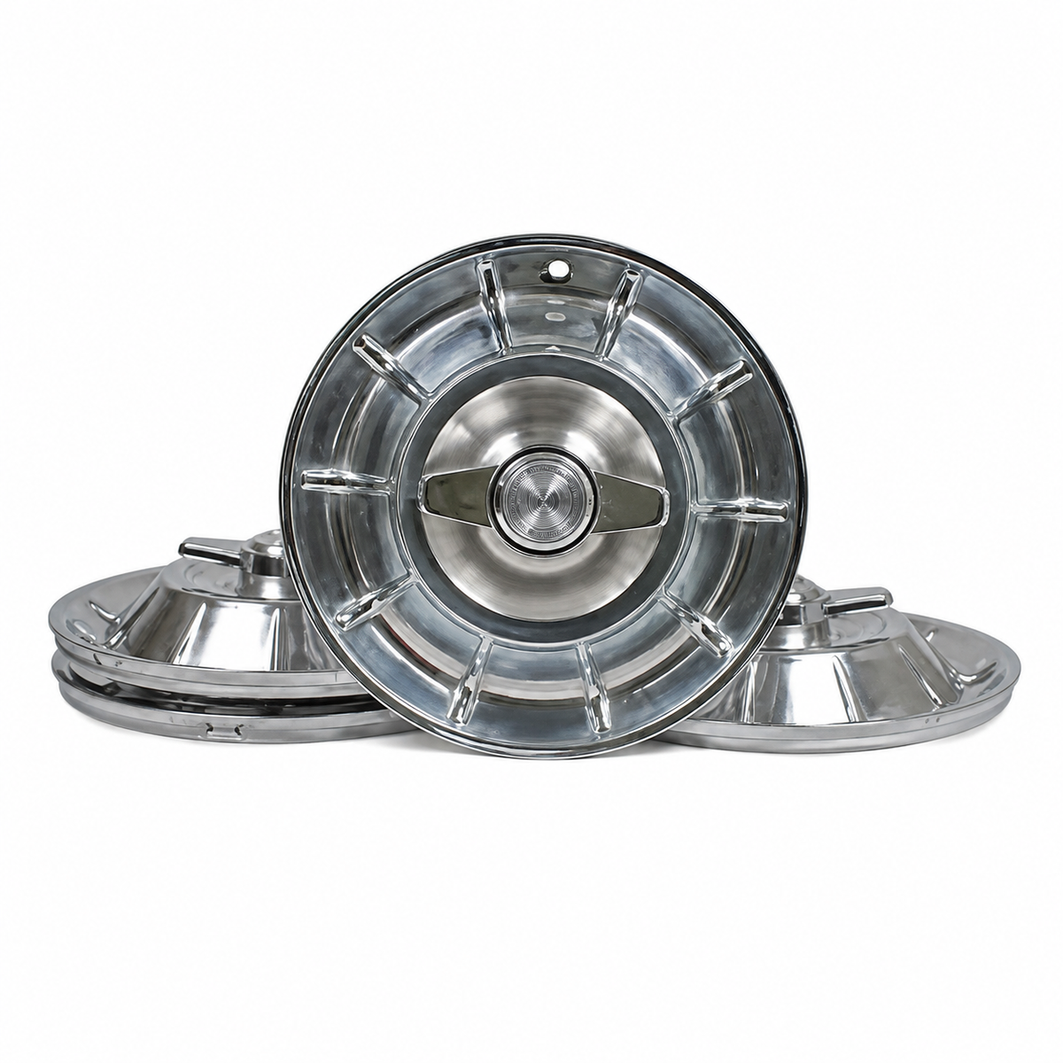 Hubcap Set With Spinners And Hardware-4 Pieces-56-58