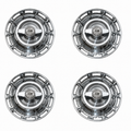 Hubcap Set With Spinners And Hardware-4 Pieces-59-62