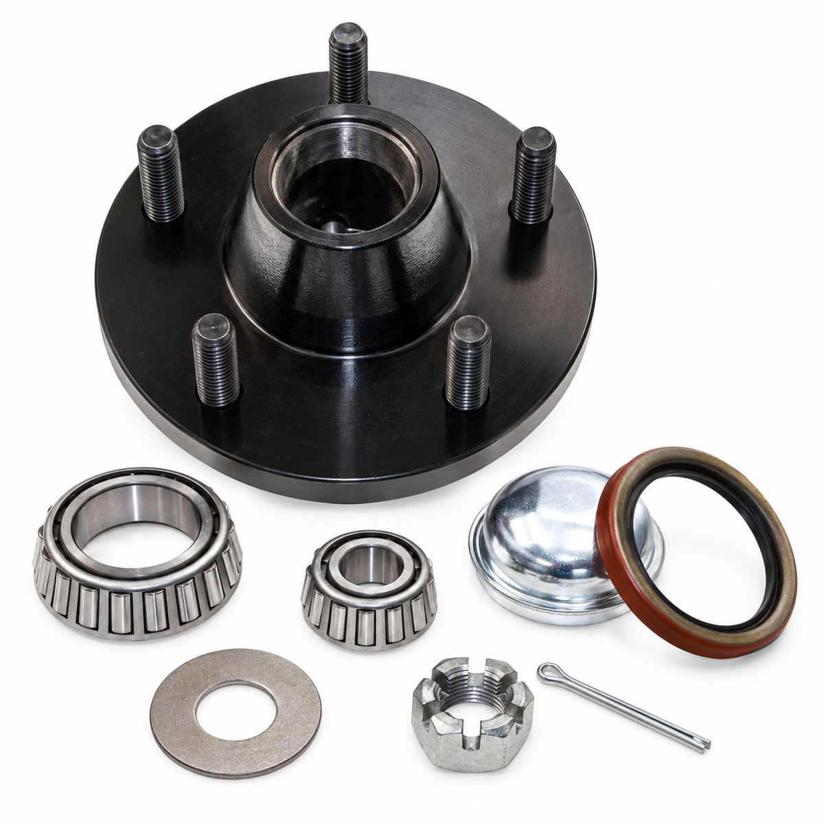 Hub Front With Seals And Bearings And Wheel Studs-63-68
