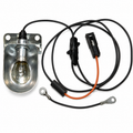 Lamp Assembly Under Hood With Light Bulb And Ground Wire Usa-77L-79