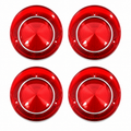 Lens Set Tail Lamp Red Usa-4 Pieces-68-69