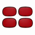 Lens Taillight Bubble Red-4 Piece-91-96
