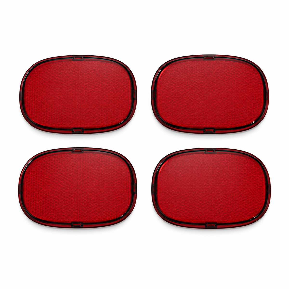 Lens Taillight Bubble Red-4 Piece-91-96