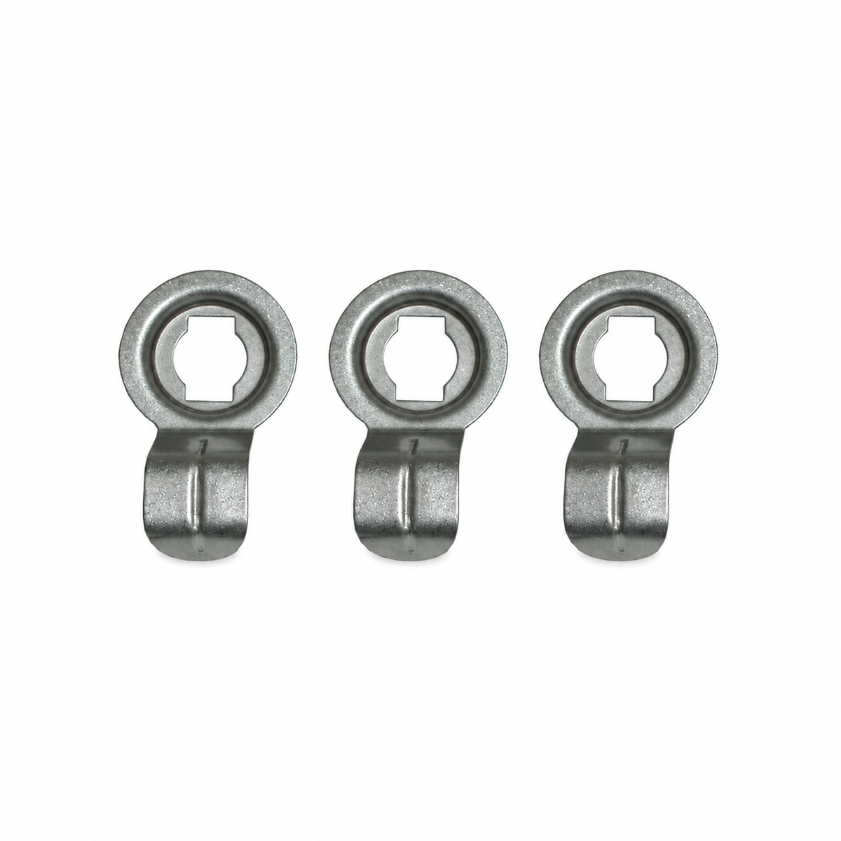 Lift Tab Set Rear Compartment Door Stainless Steel USA-3 Pieces-77-E79