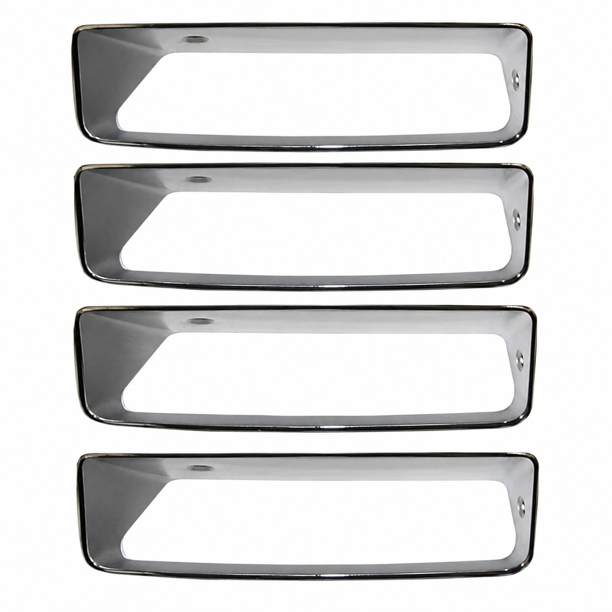 Louver Set Side Fender Insert Right-4 Pieces 68-69