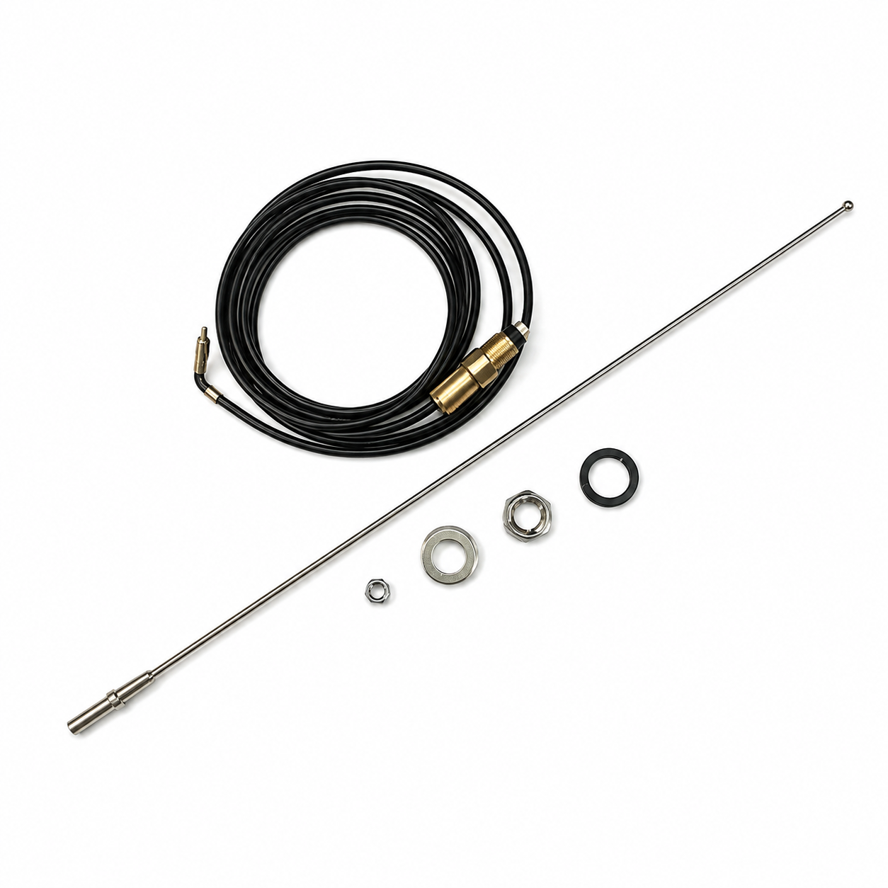 Mast Assembly Antenna Fixed Length With Body And Cable-74-77