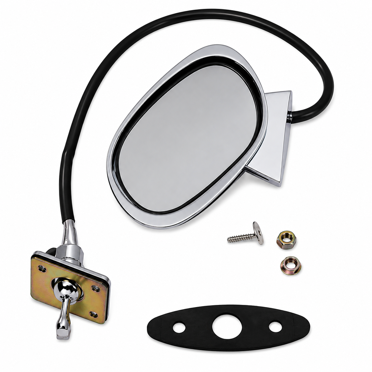 Mirror Exterior Rear View Remote Control Sport Left New Reproduction-77-82