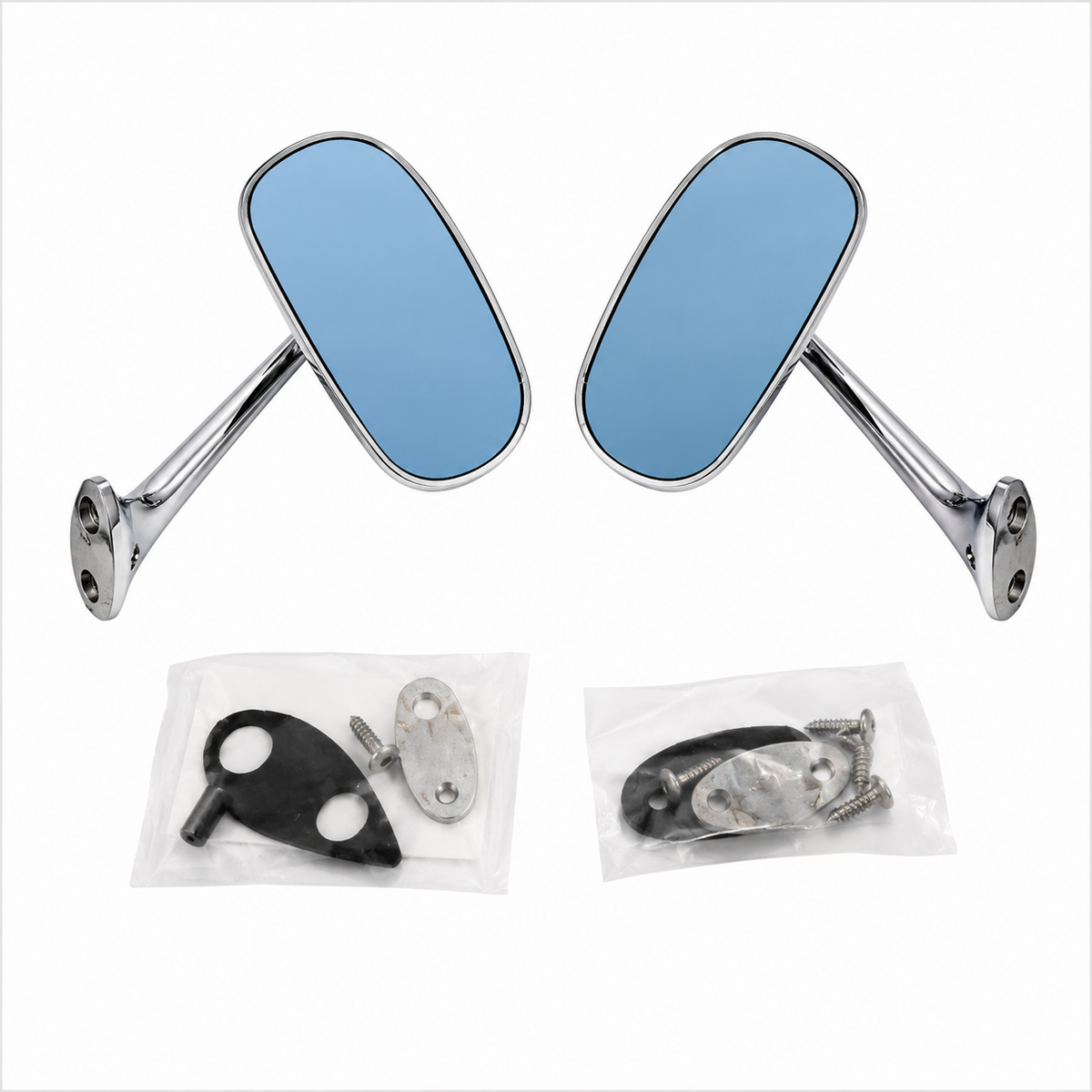Mirror Exterior Large Head Includes Mounting Hardware Pair-75-79