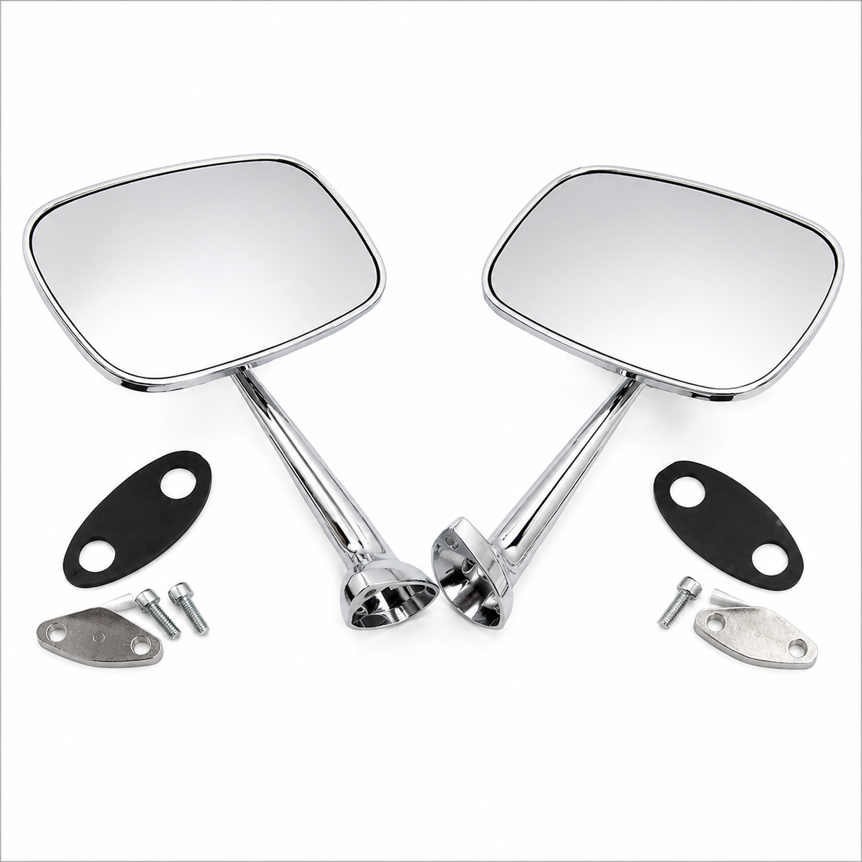 Mirror Exterior Small Head Includes Mounting Hardware Pair-68-74
