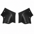 Molding Interior Rear Window Coupe Unpainted Grained Plastic Pair Good Used 78-82