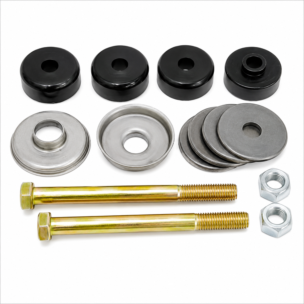 Mount Kit Rear Spring-14 Pieces Polyurethane Replacement Style Bolts-63-82