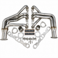 "Powermax" Polished Stainless Steel Header Kit Corvette LHD C2 C3 SBC 327-350-400