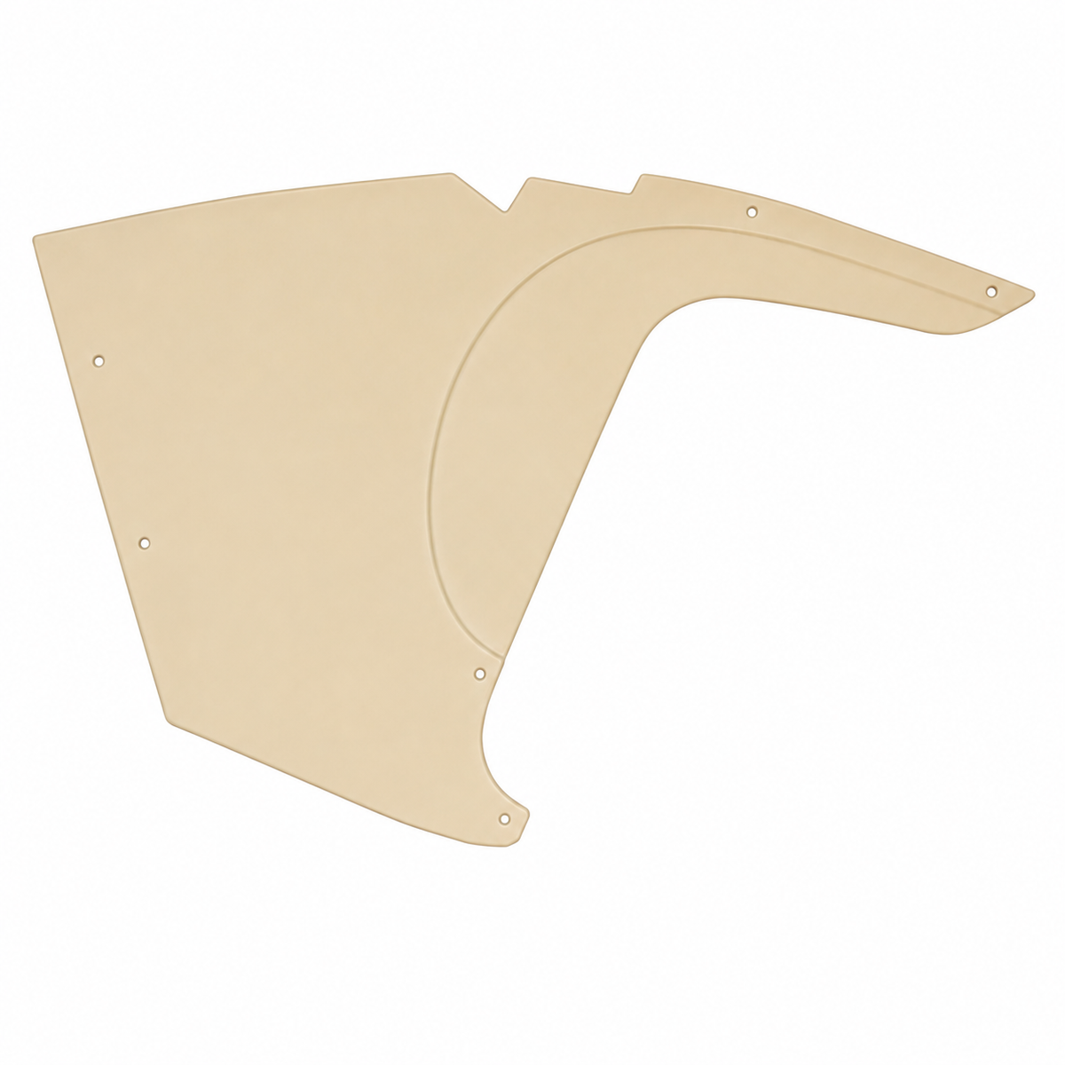 Kick Panel-Fiberglass Press Molded - Right-58-62