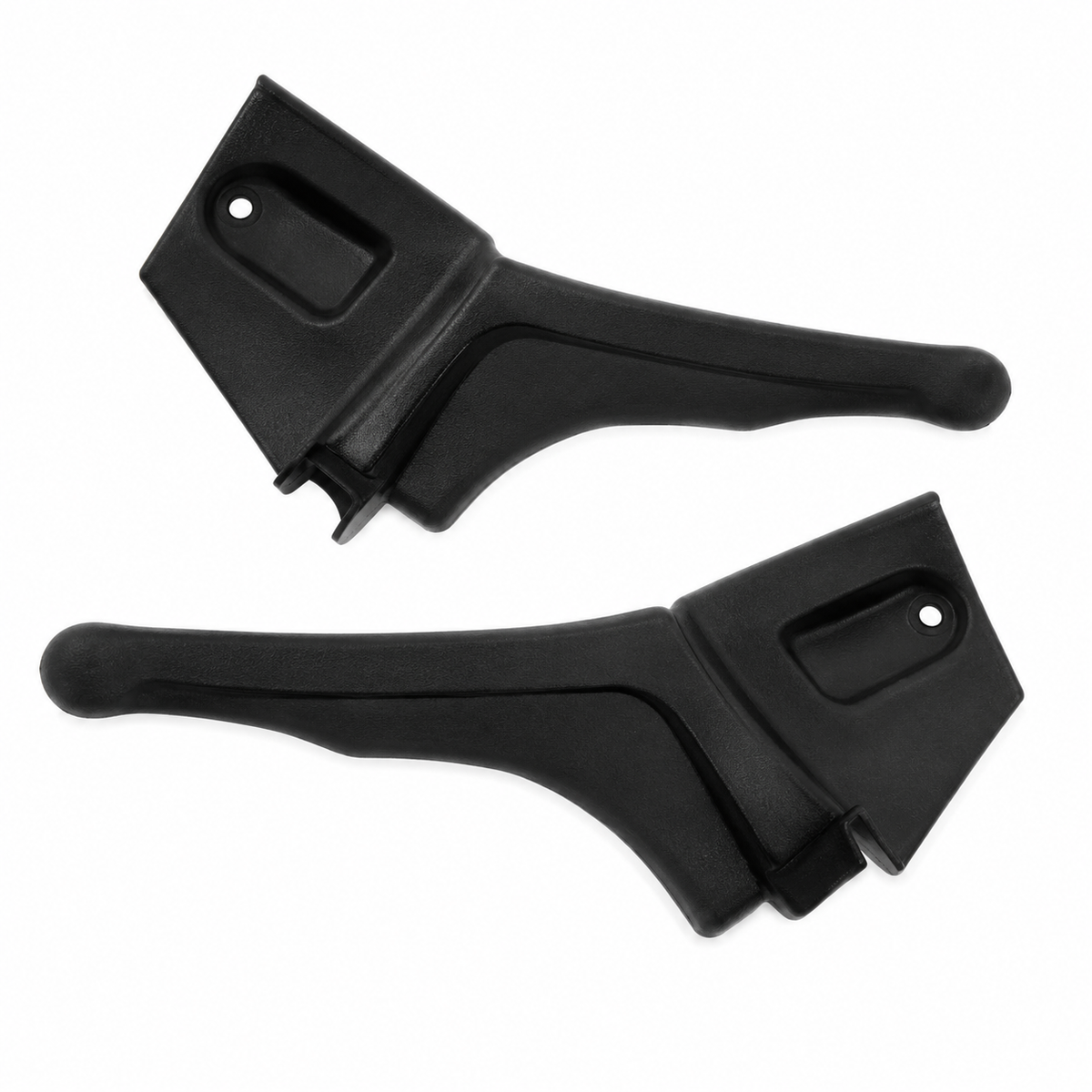 Panel Rear Quarter Trim Unpainted Black Grained Plastic Coupe Pair-74-77