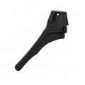 Panel Rear Quarter Trim Unpainted Black Grained Plastic Coupe Right-74-77