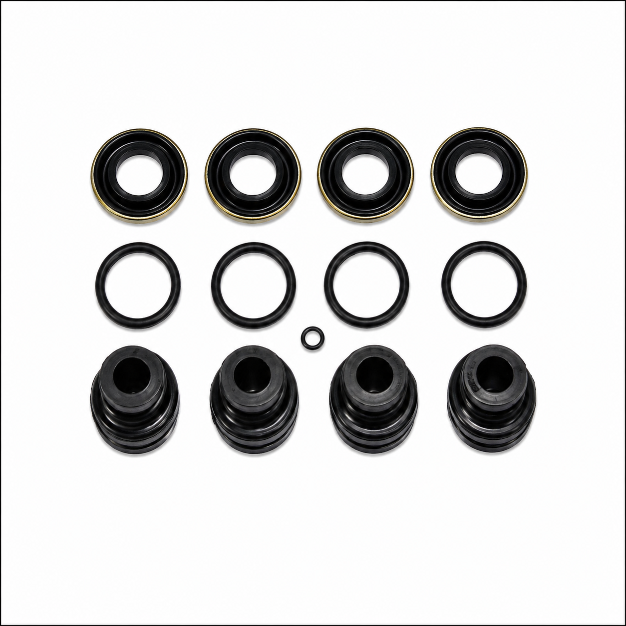 Piston Set Front Caliper O Ring Design-65-82 Repair Kit