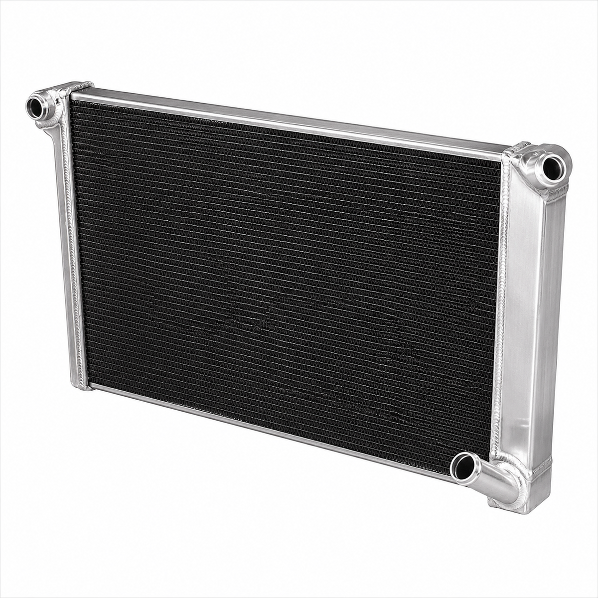 Radiator Aluminum Direct Fit Black Ice Finish Automatic-73-76E