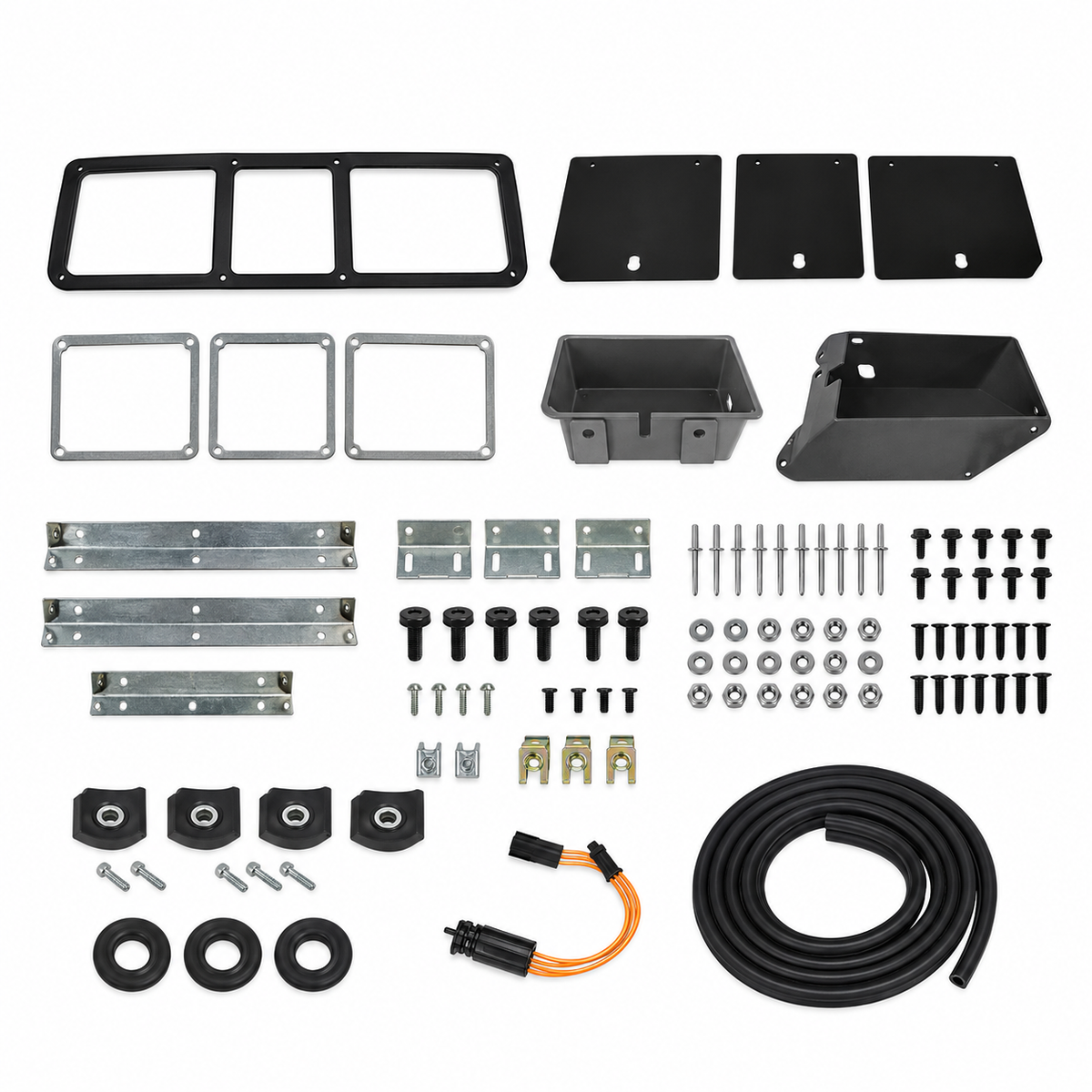Rear Compartment Package-3 Door Plastic-73-77