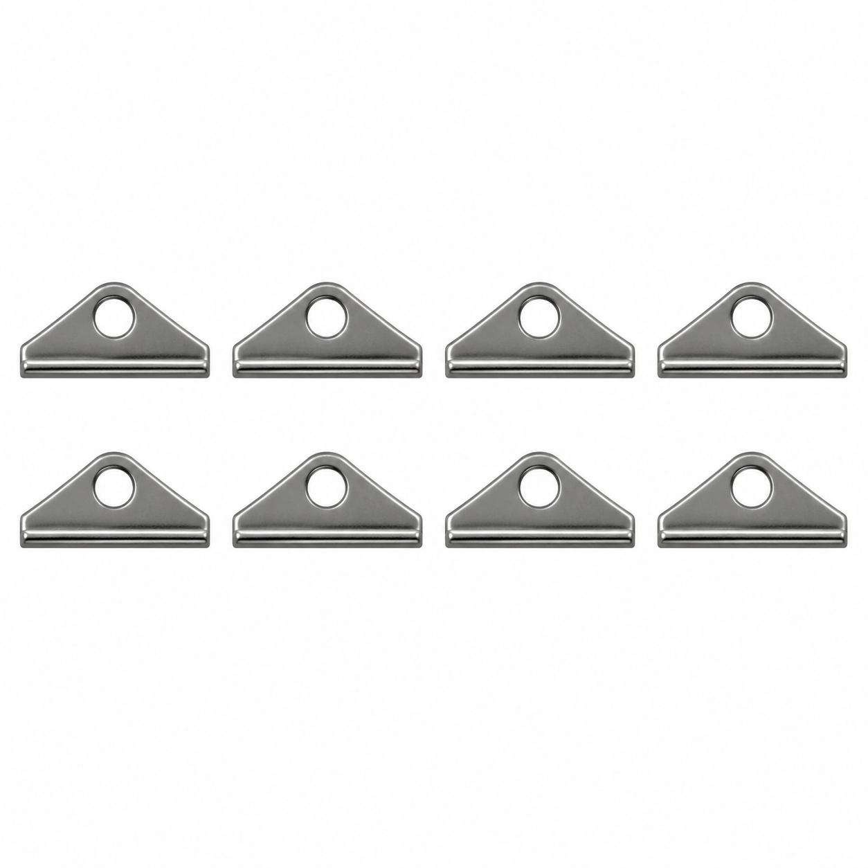Retainer Valve Cover Chrome Sb 8 Pieces