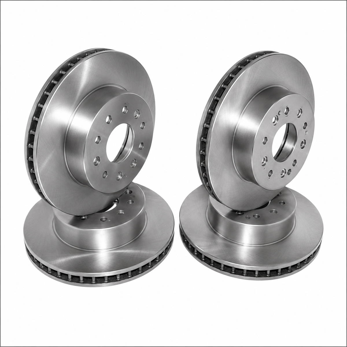 Rotor Set Brake Front & Rear Heavy Duty Rotors Only-65-82