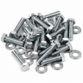 Screw Set Adaptor For Direct Bolt Knock Off Wheels With Lock Washers-40 Pieces-63-66