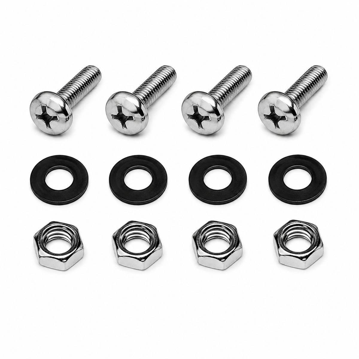 Screw Set Body Lock Pillar Weatherstrip-12 Piece L69-75