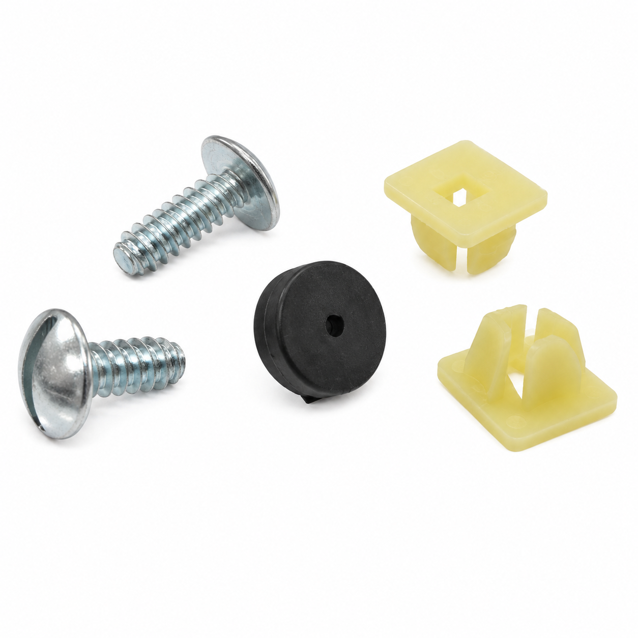 Screw, Nut And Bumper Set Rear License-5 Pieces-66-73
