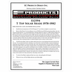 Shade Solar T Tops Pair-78-82