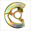 Shield Brake Backing Left Front Gold-76-82
