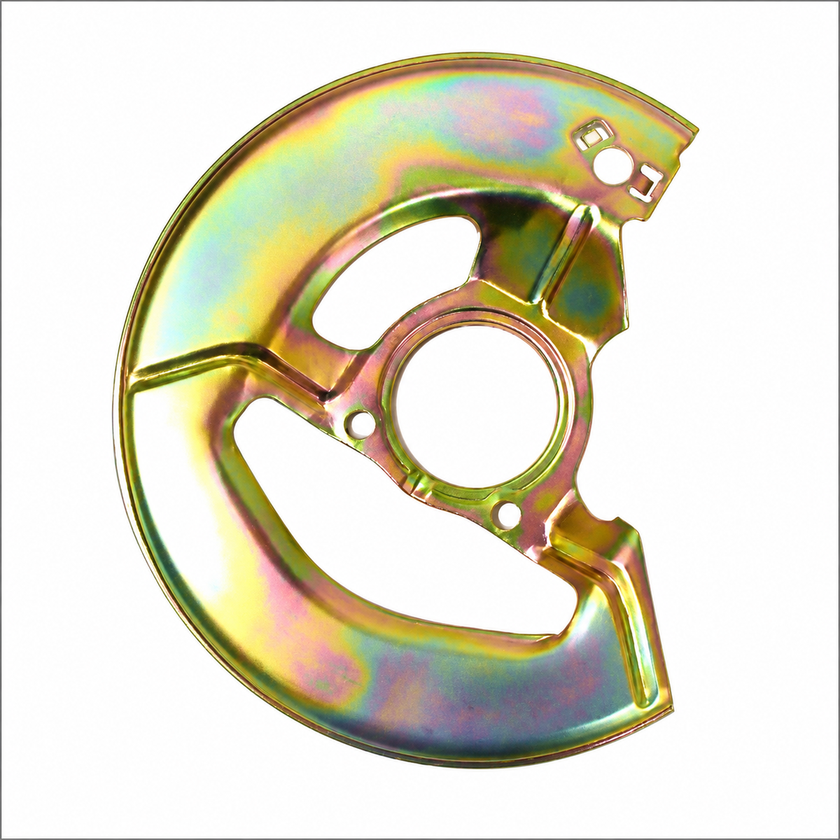 Shield Brake Backing Left Front Gold-76-82