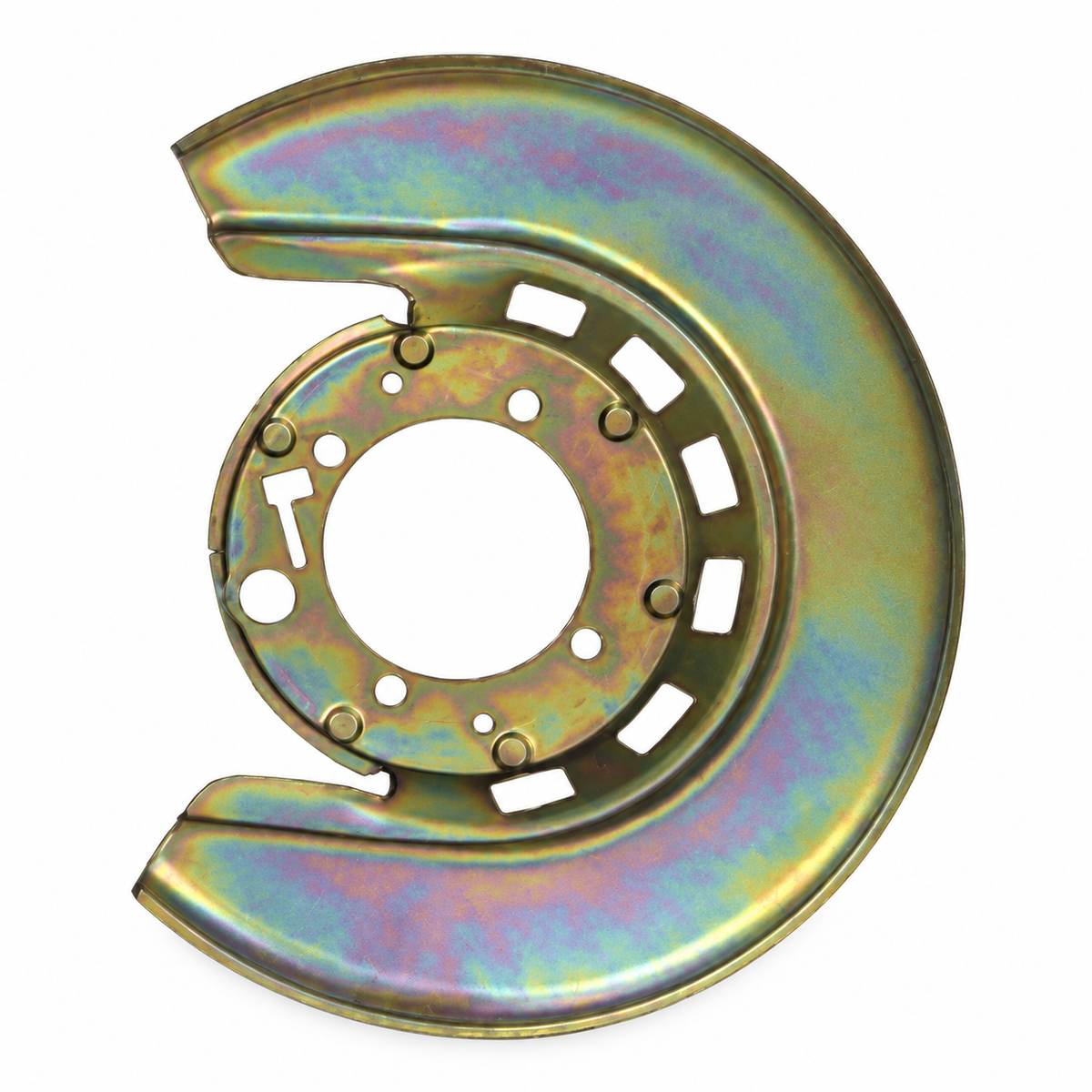 Shield Brake Backing Right Rear Gold-76-82