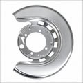 Shield Brake Backing Right Rear Silver-65-75