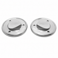Shield Rear Plenum Drain Coupe Stainless Steel Pair-68-75