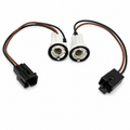 Socket Set Front Parking Turn Signal Lamp With Wiring And Connectors Pair-77L-78