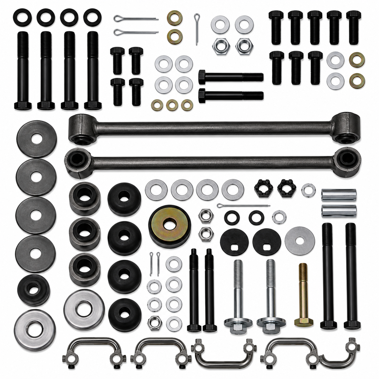 Suspension Kit Rear Mount Includes Bushings And Strut Rods-65-68
