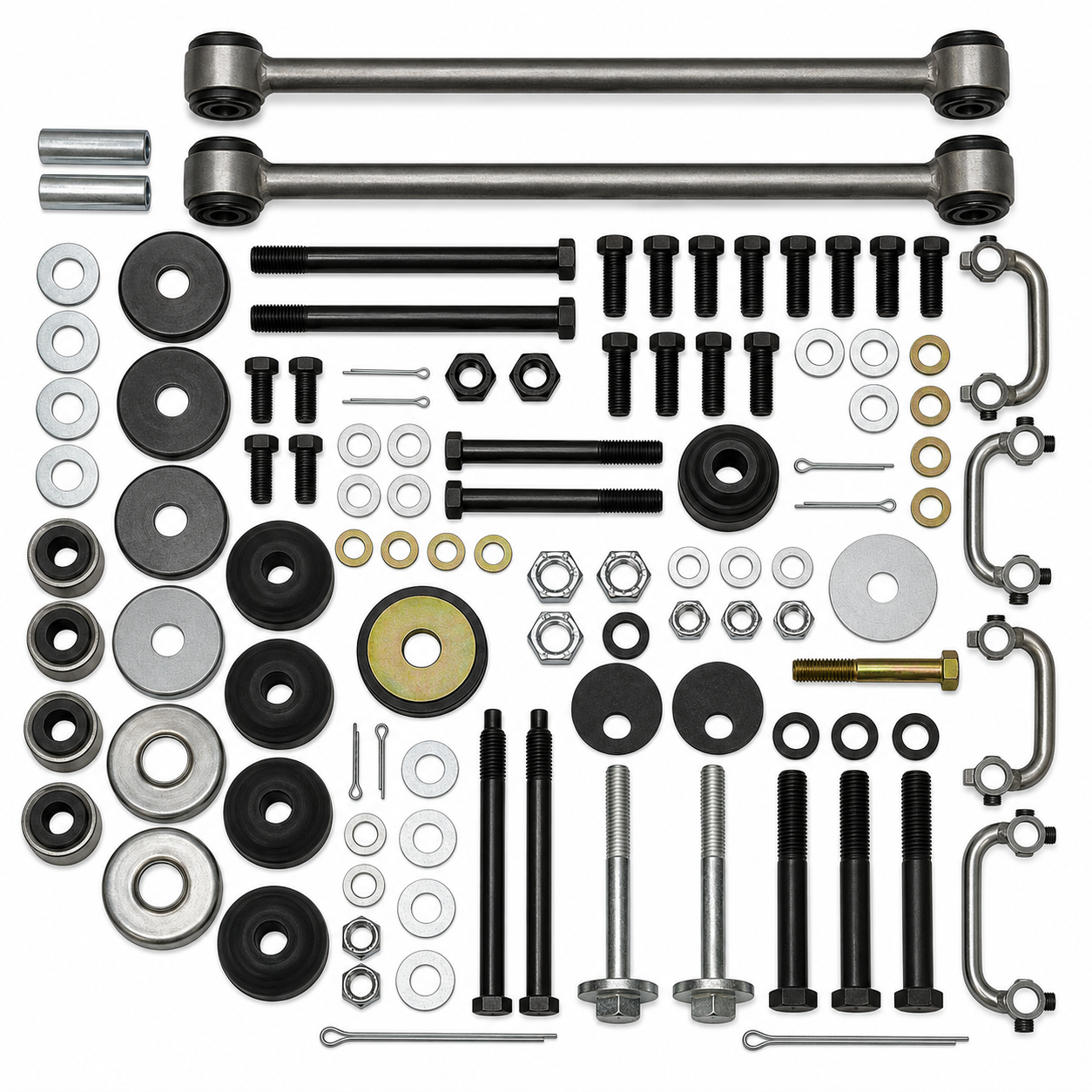 Suspension Kit Rear Mount Includes Bushings And Strut Rods-80-82