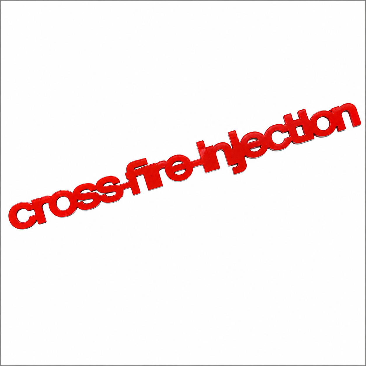 Tape Emblem Cross Fire Injection Double Sided-82 Each