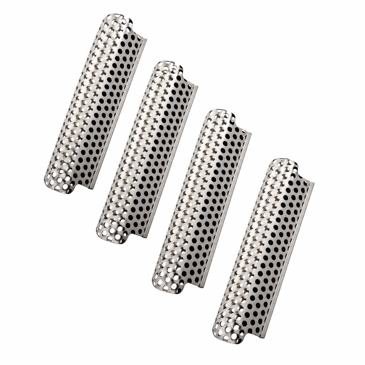 Vent Grille Side Fender Perforated Stainless Steel-4 Pieces-84-90