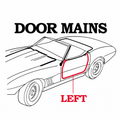 Weatherstrip Door Main Convertible Usa Left-69-75