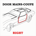 Weatherstrip Door Main Coupe Usa Right-78-82