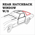 Weatherstrip Rear Hatchback Window Coupe Collector Edition-82