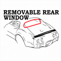 Weatherstrip Removable Rear Window Coupe Usa-68-72