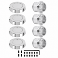 Wheel Kit Aluminum Wheel-4 Adaptors-4 Wheel Caps Installation Kit-84-87