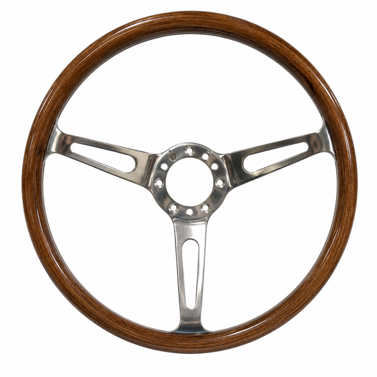 Wheel Steering Deluxe Walnut Wood Grain-15 Inch-63-68
