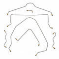 Brake Line Set-Stainless Steel-Standard-1/4 Inch-65
