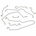 Brake Line Set-Steel Tubing-Power Brakes-69