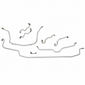 Brake Line Set-Steel Tubing-Power Brakes-70-73
